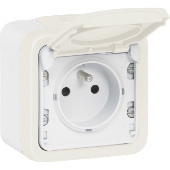 Коробка LEGRAND Plexo для накладного монтажа с мембранными сальниками 1 пост белый