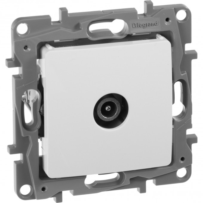 Розетка LEGRAND TV оконечная 5 дБ 5-862 мГц Etika белый 672265