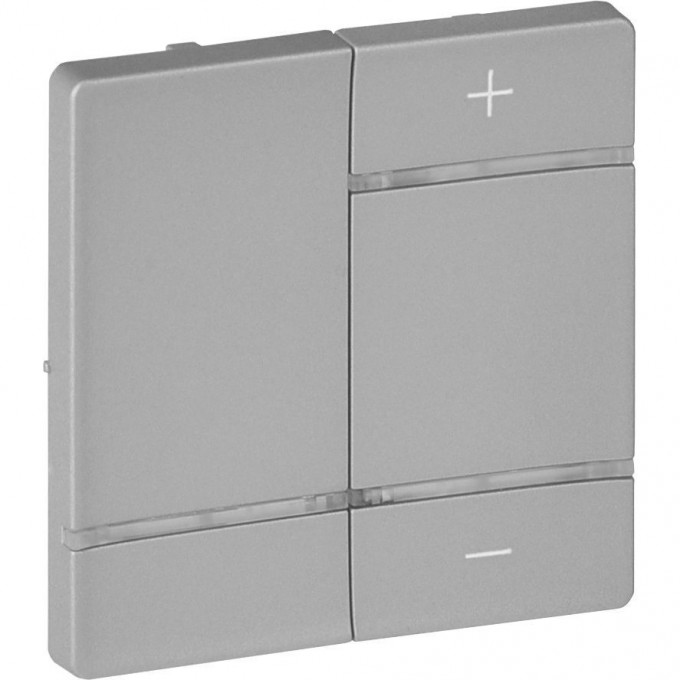 Лицевая панель LEGRAND Valena LIFE MyHome Play Zigbee для радиоуправляющего устройства светорегуляторов алюминий 754753