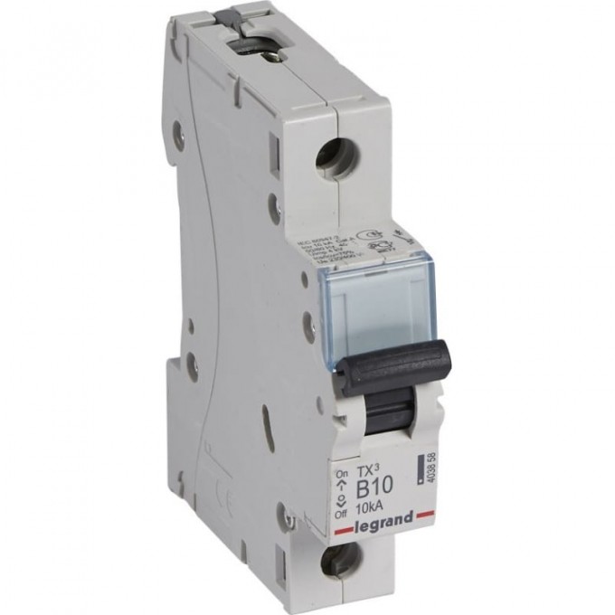 Автоматический выключатель LEGRAND TX3 10kA 10A 1П тип В 403858