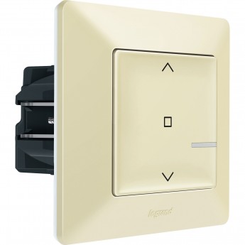 Умный выключатель рольставней LEGRAND Valena Life with NETATMO 500 ВА 230В, слоновая кость