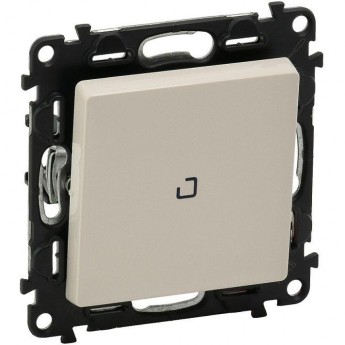 Выключатель LEGRAND СП VALENA LIFE 10А IP20 250В 10AX 1-клавиша с индикацией с лицевой панелью безвинтовые зажимы слоновая кость