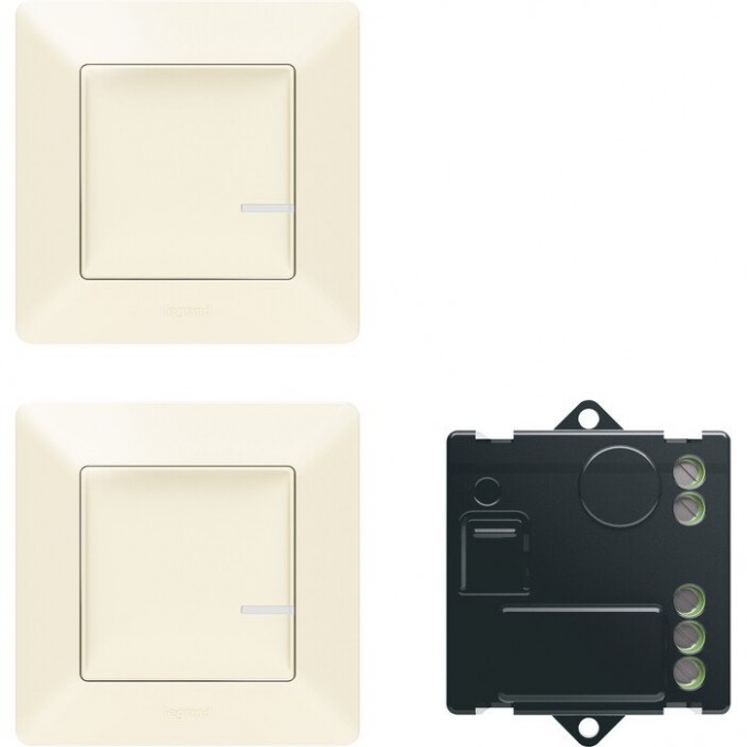 Пакет для управления освещением LEGRAND Valena Life with NETATMO c 2х мест, слоновая кость 752250